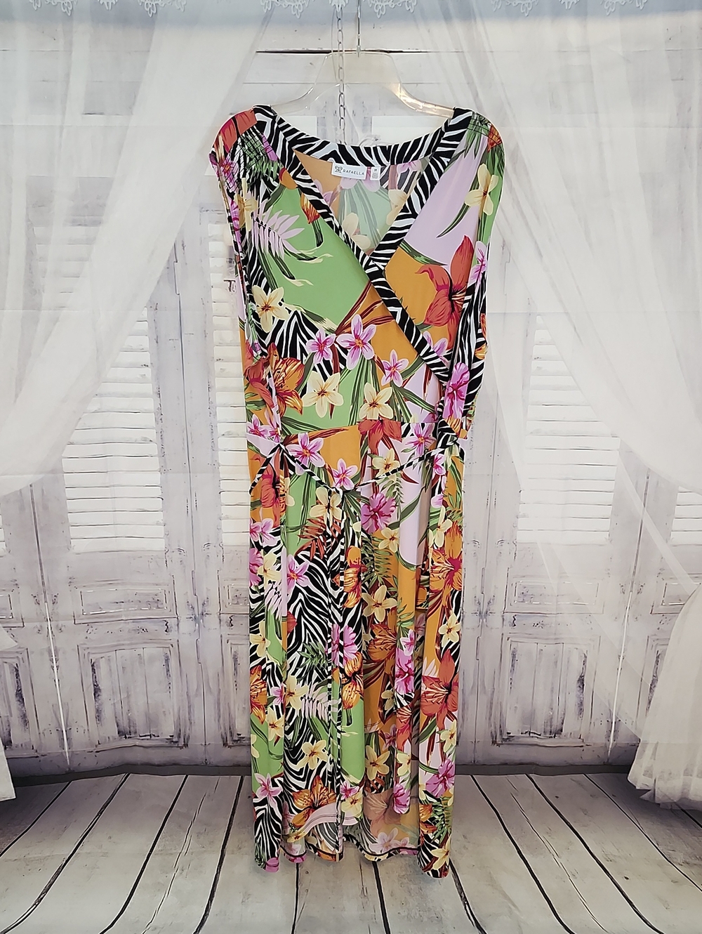 Rafaella Tropical Print Dress